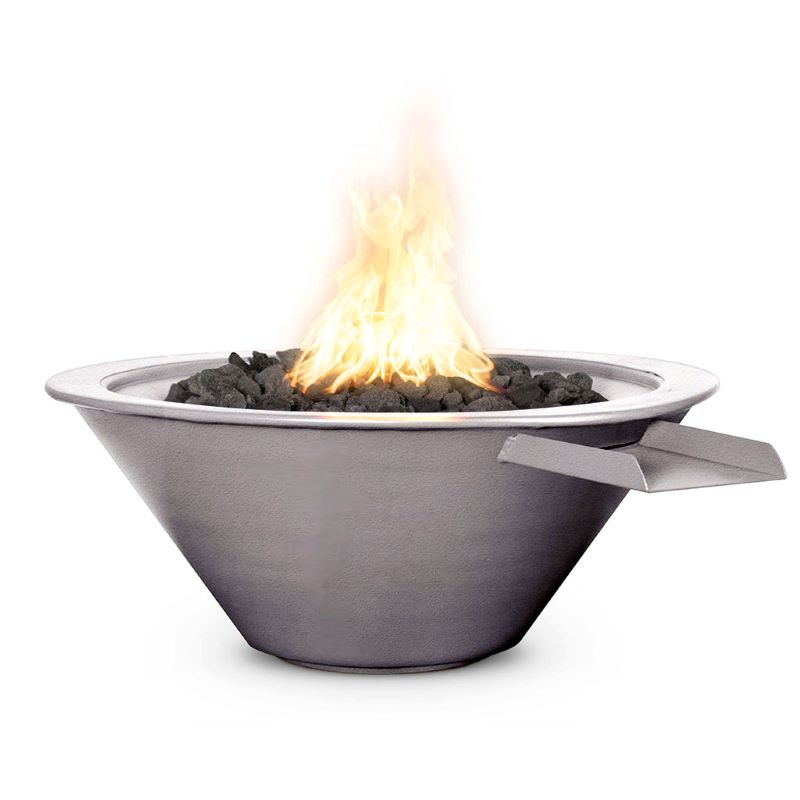 The Outdoor Plus Cazo Fire & Water Bowl  Pewter