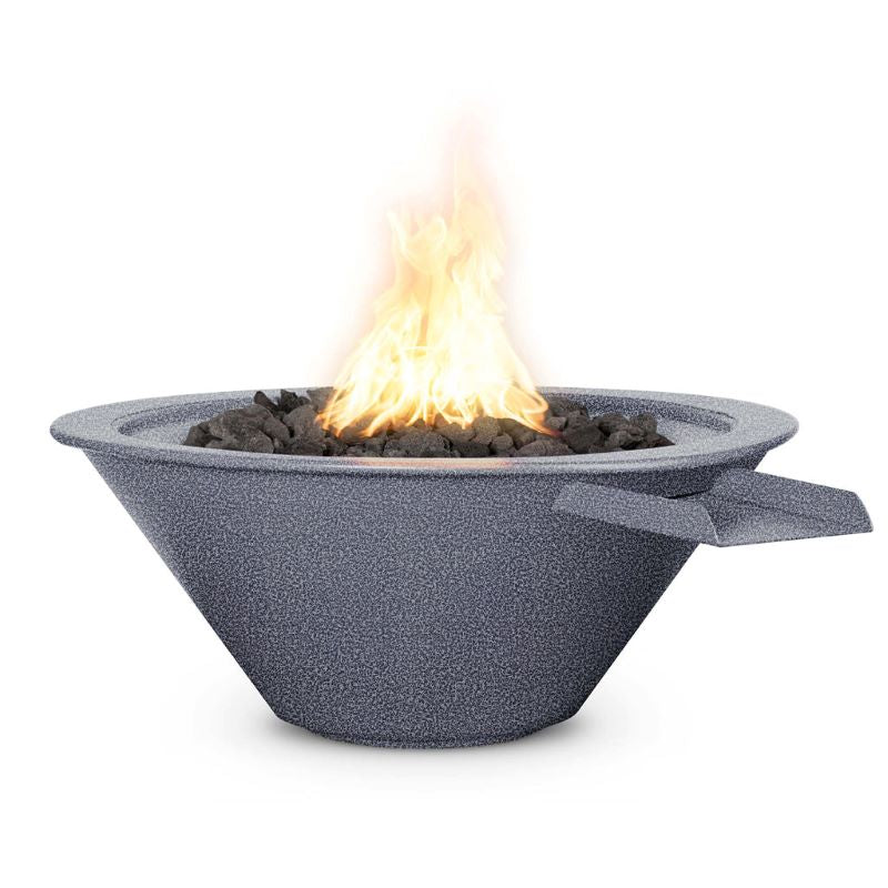 The Outdoor Plus Cazo Fire & Water Bowl  Silver Vein