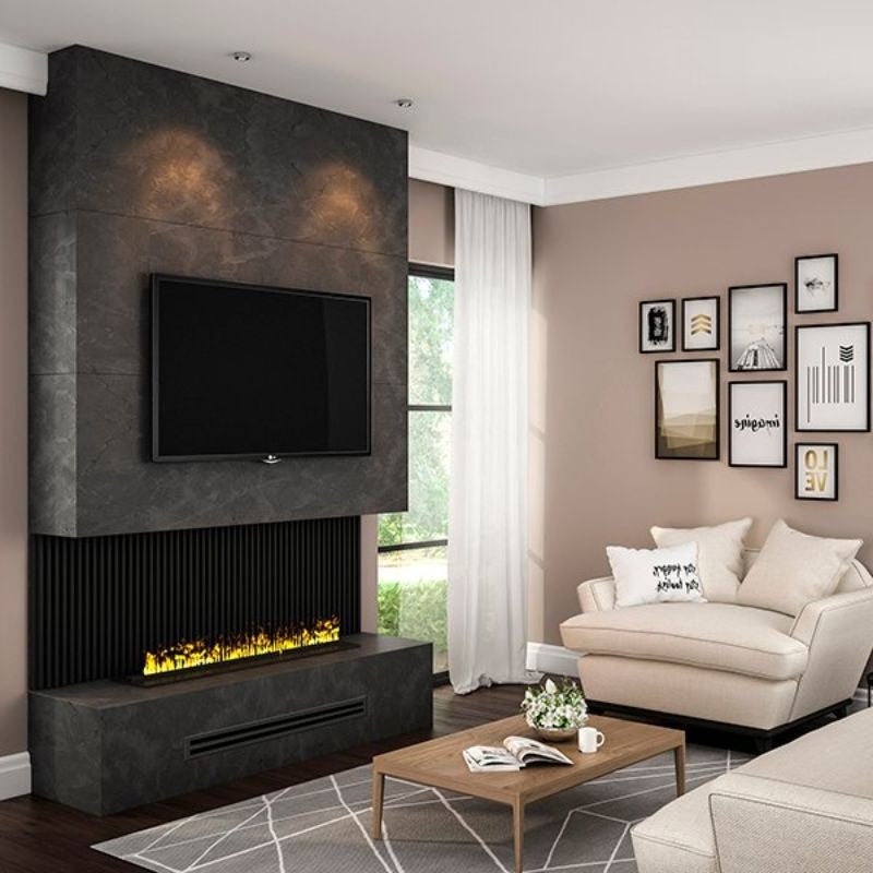 Dimplex Opti Myst Pro 1500 is placed in a dedicated wall to Provide heat