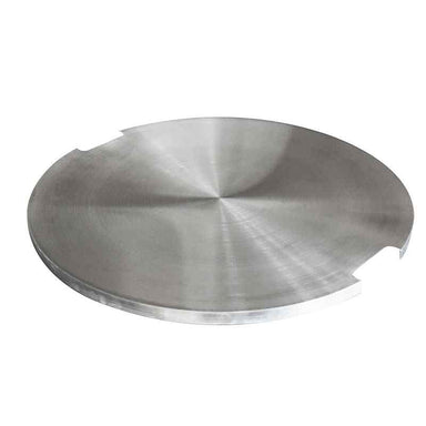 Elementi Lunar Bowl Fire Table Stainless Steel Lid without background