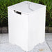 Square Porcelain Tank cover 25 White