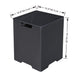 Square Porcelain Tank cover Dimension 20.5 Black