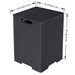 Square Porcelain Tank cover Dimension Black 25