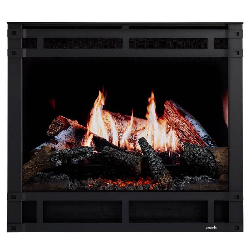 Halston Front For Inception Built-In Electric Fireplace