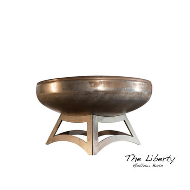 Liberty Round Steel Fire Pit - Hollow Base 