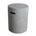 Light Grey Elementi Round Tank Cover Smooth Finish NO BACKGROUND