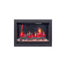 Lite Star Smart Built in Electric Fireplace 38 showcasing there flames without BACKGROUND