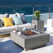 Manhattan by Elementi in Light Gray placed at the outdoor terrace