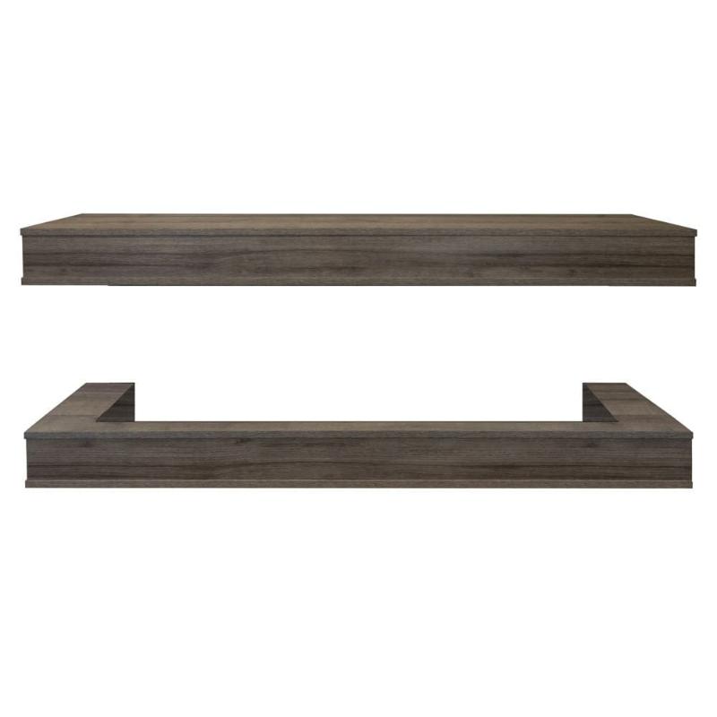 Mantel for the Modern Flames Landscape Pro Multi NO BACKGROUND Driftwood Gray