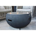 Modeno York Fire Bowl in Slate Black with the included Lid