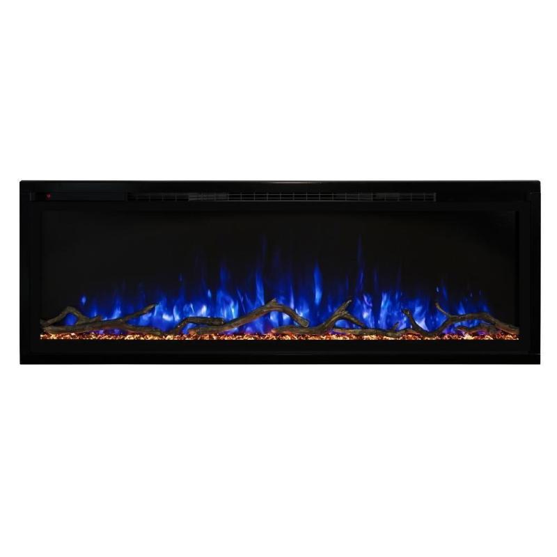 Modern Flames Spectrum Slimline Blue flames with NO BACKGROUND