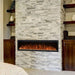 Modern Flames Spectrum Slimline installed in a stone wall