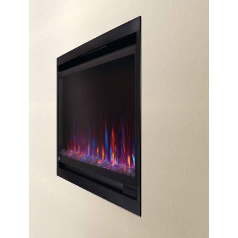 Napoleon Alluravision Slimline Electric Fireplace Fully Recessed