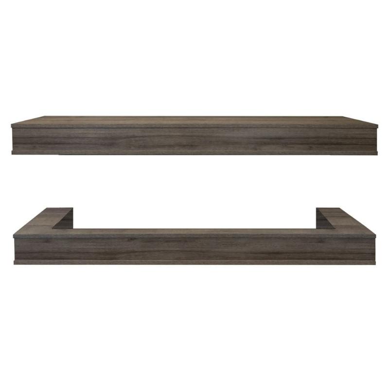 Orion Multi 72 Mantel in Driftwood Gray