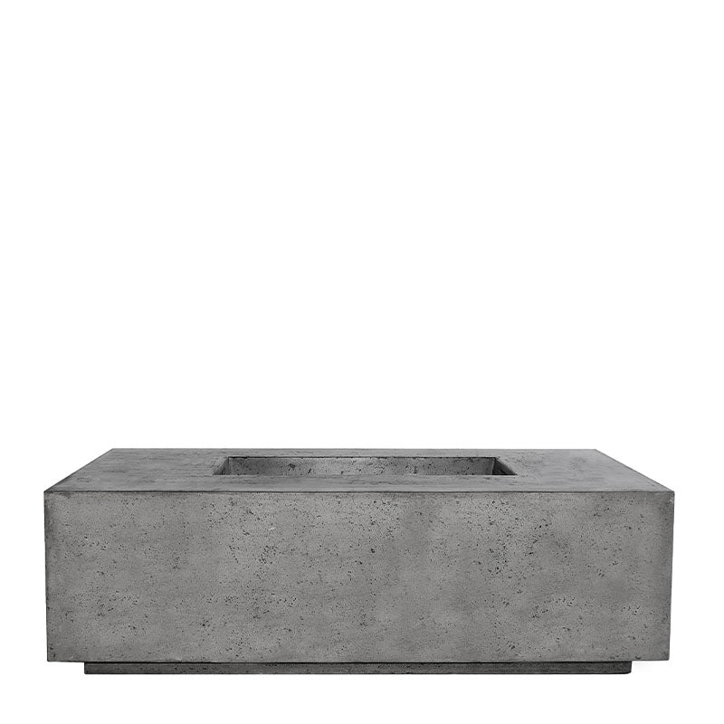 Porto 68 Rectangular Fire Pit 68 Pewter Variant