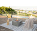 Ridgefield Fire Pit by Modeno placed outdoors