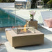 Showcasing the flames of the Elementi Plus capertee Square Concrete Fire Table sunlight yellow outdoors