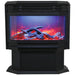 Sierra Flame Smart Electric Fireplace with its canopy adjustable liight