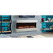 SimpliFire Floating Mantel Kit for Simplifire Scion Electric Fireplace installed