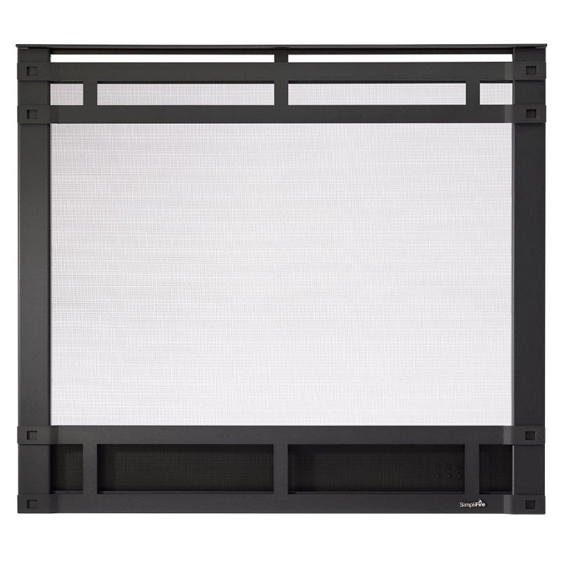 SimpliFire Halston Front For Inception Built-In Electric Fireplace 