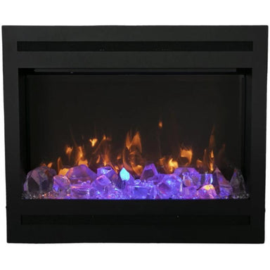 Amantii Surround for Zero Clearance Electric Fireplace in Square Trim 