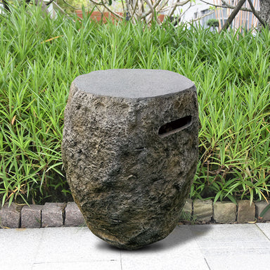 The Boulder Tank Cover by Elementi in Natural Rock Color