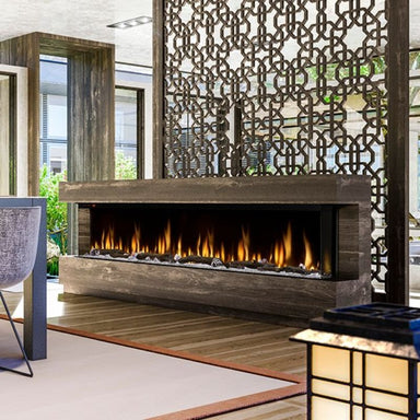 The Ignite XL Bold by Dimplex in Black is perfectly placed in the living Area as a Centerpiece