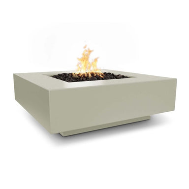 The Outdoor Plus Cabo Square Concrete Gas Fire Pit Ash Variant