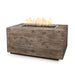 The Outdoor Plus Catalina Rectangular Concrete Fire Pit Oak