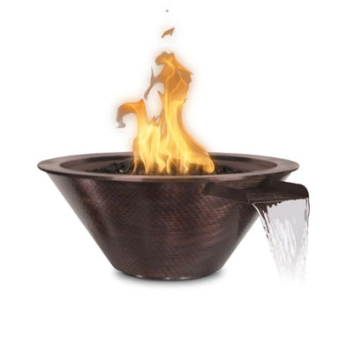 The Outdoor Plus Cazo Copper Water & Fire Bowl NO BACKGROUND