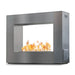 The Outdoor Plus Williams Outdoor Metal Gas Fireplace stainless steel variant