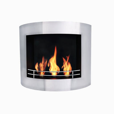 The Bio Flame Prive Ethanol Fireplace with flames NO BACKGROUND