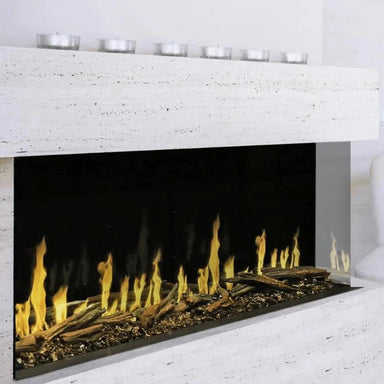 The floating mantel installed on the Modern Flames Orion Multi 60