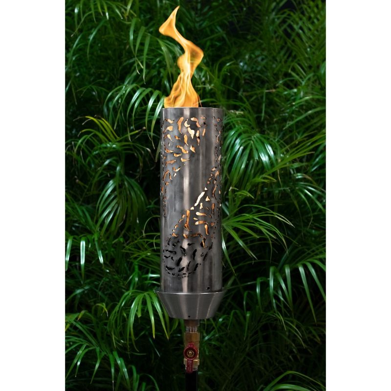 Tiki Fire Torch with FLAMES