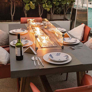 Using the Elementi Sonoma Dining Table in grey for an occasion