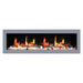 showcasing the logs on the Gloria II Smart Electric Fireplace